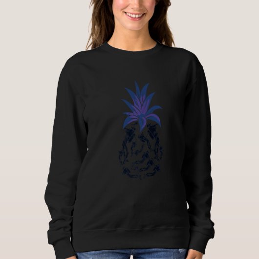 Sweatshirt Scuba Diving Pineapple Graphic for Scuba Divers Di (Devant)