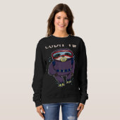 Sweatshirt Scuba Diving Snorkeling Sloth Lazy Tired Dive Slee (Devant entier)