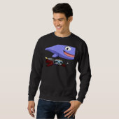 Sweatshirt Scuba Diving Snorkeling Sloth Lazy Tired Dive Slee (Devant entier)