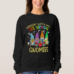 Sweatshirt Se balancer avec mes gnomes de 1re année rentrent