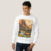 Sweatshirt Se promener avec sagesse (Devant entier)