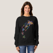 Sweatshirt Sea Girl Beach New Jersey Sea Turtle Lover Beach (Devant entier)