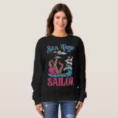 Sweatshirt Sea Trip Sailor Sea Boat Navigation Sailing (Devant entier)