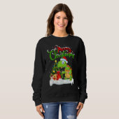 Sweatshirt Sea Turtle  Xmas Decorations Santa Sea Turtle Chri (Devant entier)