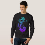 Sweatshirt Seahorse Mandala (Devant entier)