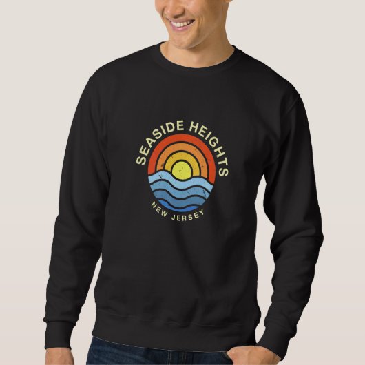 Sweatshirt Seaside Heights New Jersey Nj Summer Sleazeside Tr (Devant)