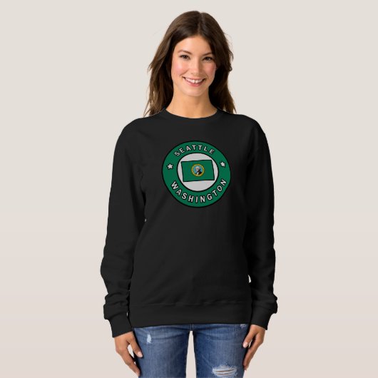Sweatshirt Seattle Washington (Devant entier)