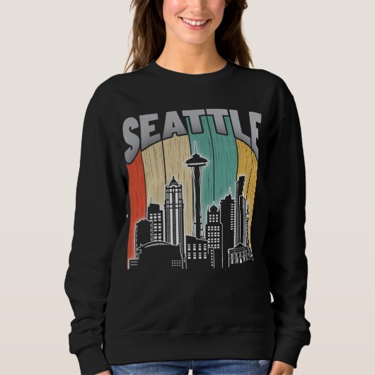 Sweatshirt Seattle Washington (Devant)