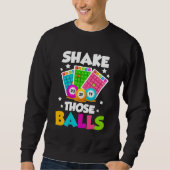 Sweatshirt Secouer ces boules amusantes (Devant)