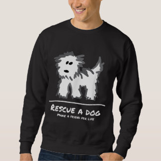 Sweatshirt Secourez un chien, n'achetez pas Adoptez! Amoureux