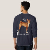Sweatshirt Secourir Basenji (Dos entier)