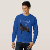 Sweatshirt Secourir le Berger belge (Devant entier)