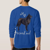 Sweatshirt Secourir le Berger belge (Dos)