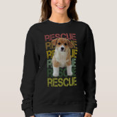 Sweatshirt Secourir le chiot 2 (Devant)
