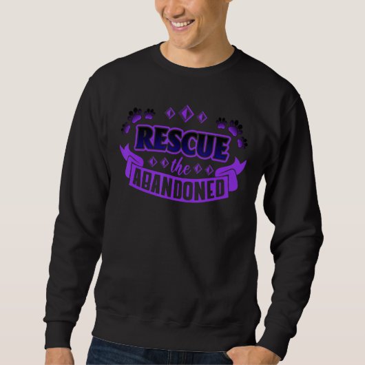 Sweatshirt Secourir Le Refuge Pour Animaux Abandonnés Sauver (Devant)