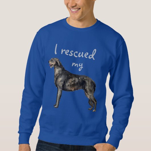 Sweatshirt Secourir le Wolfhound irlandais (Devant)