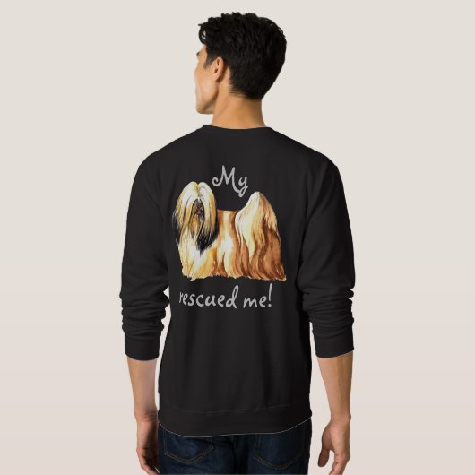 Sweatshirt Secourir Lhasa Apso (Dos entier)