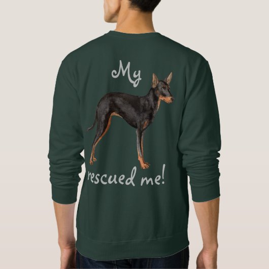 Sweatshirt Secourir Toy Manchester Terrier (Dos)