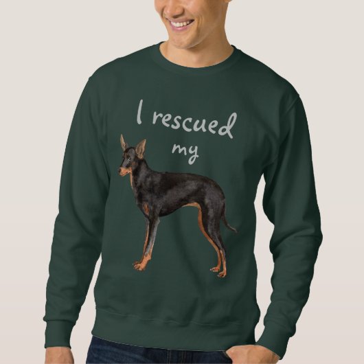 Sweatshirt Secourir Toy Manchester Terrier (Devant)