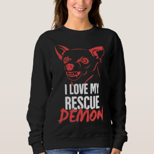Sweatshirt Secourt animal Chihuahua Shelter Chien Demon