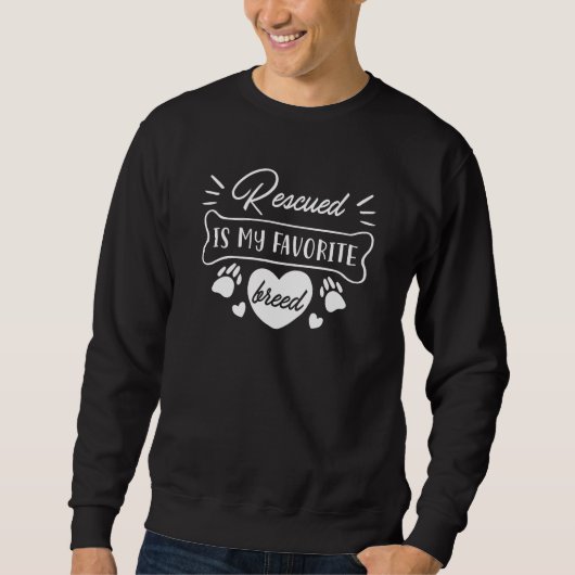 Sweatshirt Secouru Est Ma race préférée (Devant)