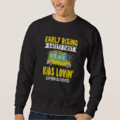 Sweatshirt Sécurité en hausse précoce First Kids Lovin School (Devant)