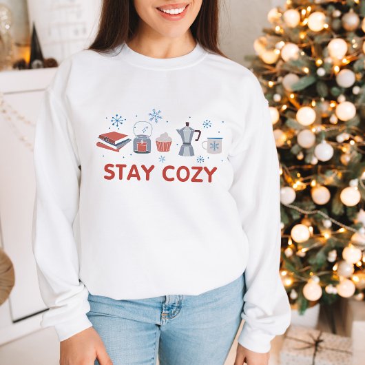 Sweatshirt Séjournez à Noël Cosy Hygge