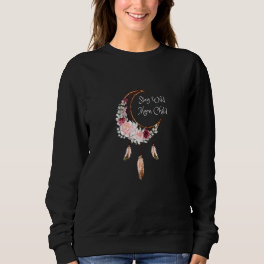 Sweatshirt Séjournez Wild Moon Child Dream Catcher (Devant)