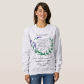 Sweatshirt Sel magique Rosemary Lavande Amour Halloween (Devant entier)