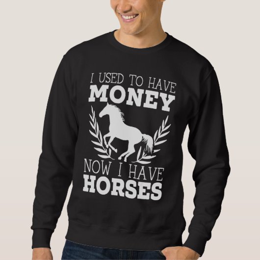 Sweatshirt Selle de cheval de selle de cheval de cheval (Devant)