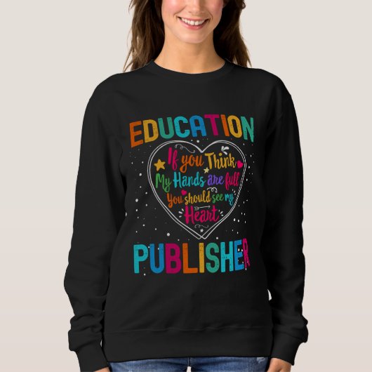 Sweatshirt Semaine d'appréciation de l'éditeur d'éducation Re (Devant)