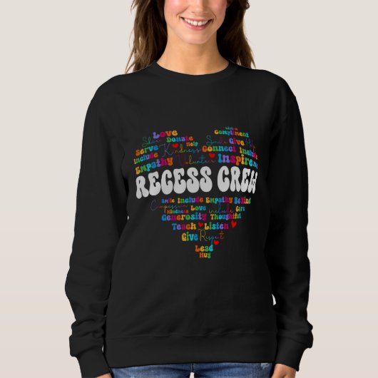 Sweatshirt Semaine d'appréciation de l'équipe de récréation m (Devant)