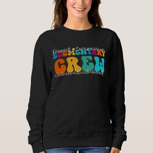 Sweatshirt Semaine d'appréciation de l'équipe élémentaire de (Devant)