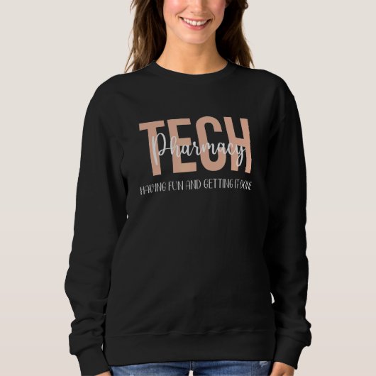 Sweatshirt Semaine des techniciens en pharmacie Technicien d' (Devant)