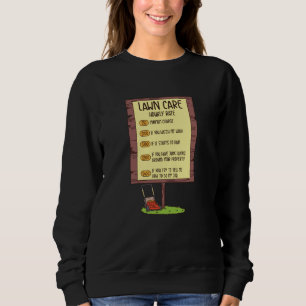 Sweatshirt Semelle de pelouse - Soins de pelouse tarif horair