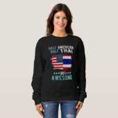 Sweatshirt Semi-américain semi-thaïlandais (Devant entier)