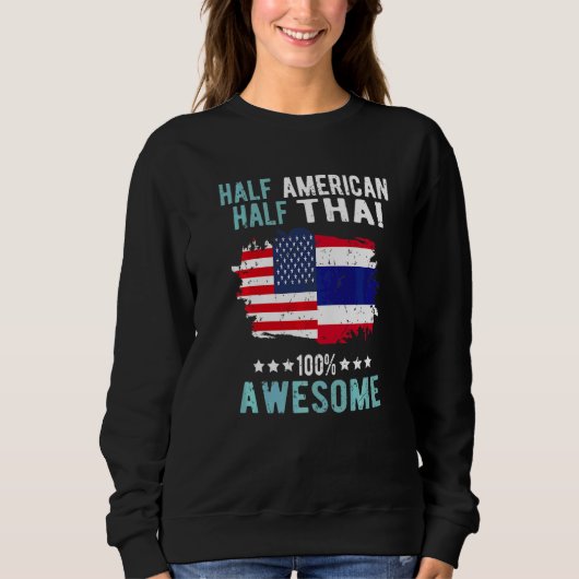 Sweatshirt Semi-américain semi-thaïlandais (Devant)