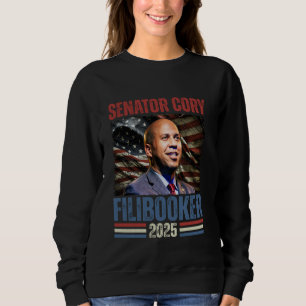 Sweatshirt Sénateur Cory Booker Filibuster Cory FiliBooker No