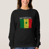 Sweatshirt Senegal African Pride and Heritage (Devant)