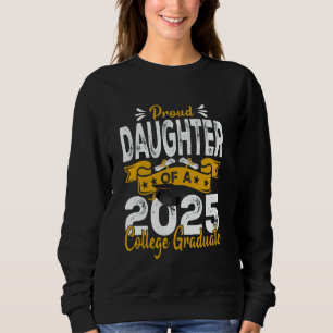 Sweatshirt Senior 2025 Fier Fille D'Un Gradu De 2024