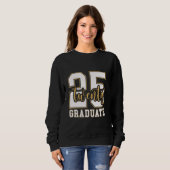 Sweatshirt Senior 25 Class Of 2025 Graduation 2025 (Devant entier)