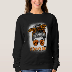Sweatshirt Senior Mimi 2022 Basketball Senior Leopard Messy B