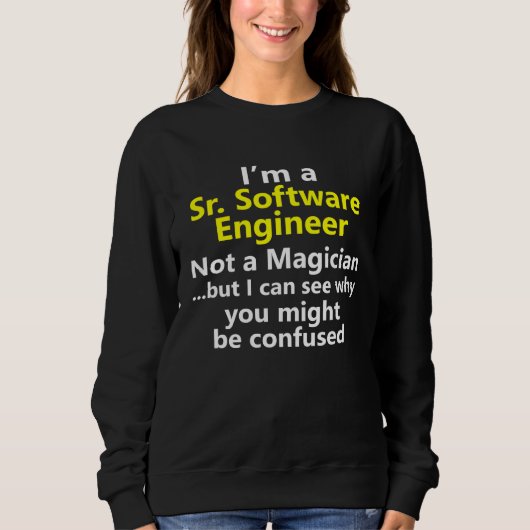 Sweatshirt Senior Software Engineer Job Career Analyst Progra (Devant)