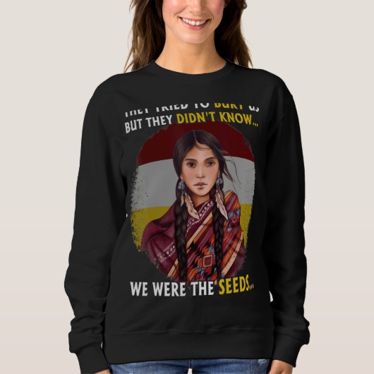 Sweatshirt Sensibilisation à la MMIW Plus de soeurs volées Am (Devant)