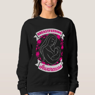 Sweatshirt Sensibilisation à l'allaitement maternel Lactation