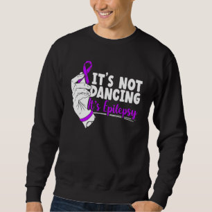 Sweatshirt Sensibilisation à l'épilepsie Ruban pourpre