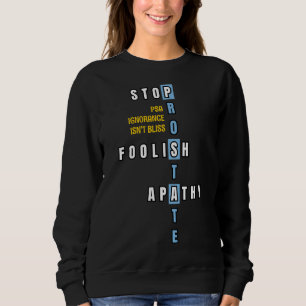 Sweatshirt Sensibilisation au cancer de la prostate STOP APAT