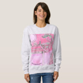 Sweatshirt Sensibilisation au cancer du sein (Devant entier)