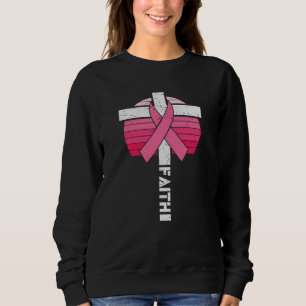 Sweatshirt Sensibilisation au cancer du sein Espoir Force chr