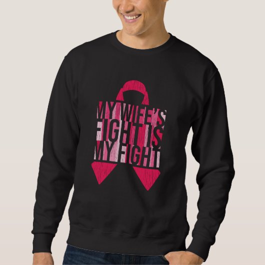 Sweatshirt Sensibilisation au cancer du sein Soutien aux femm (Devant)